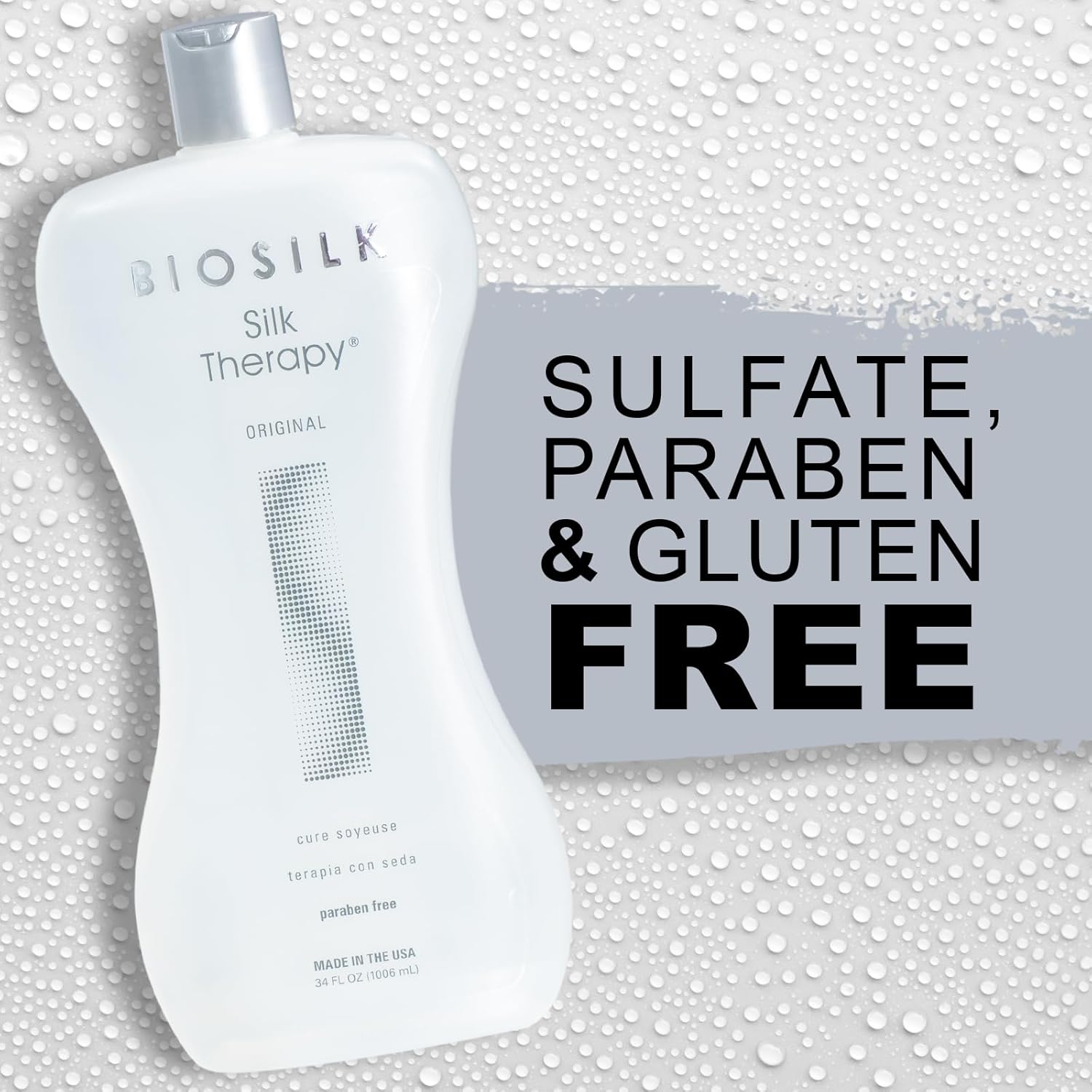 Thumbnail 6 de BioSilk Silk Therapy Original Reconstructing Leave-In Hair Treatment (34 oz)