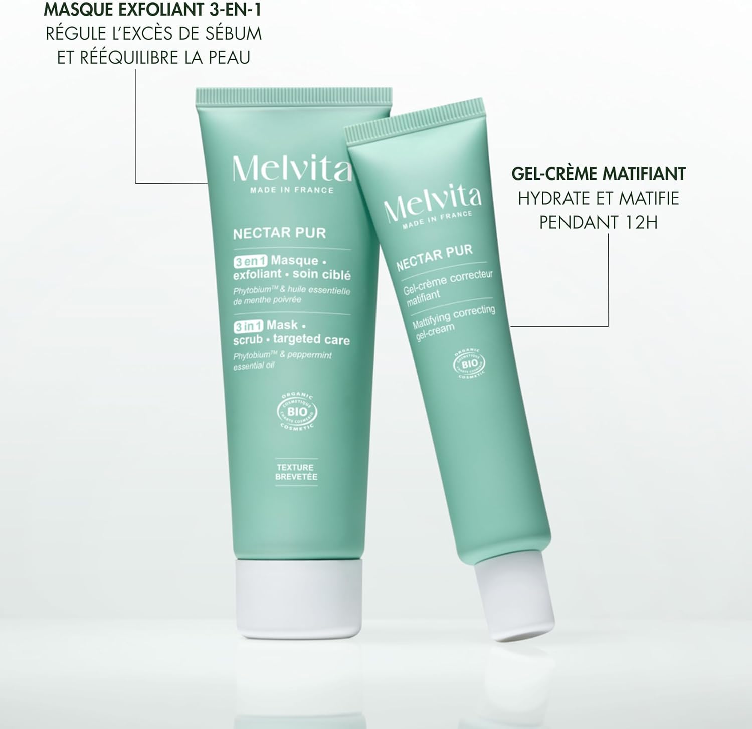 Thumbnail 6 de Melvita Nectar Pur Masque Exfoliant 3 en 1 – Peaux mixtes à grasses, 75 ml