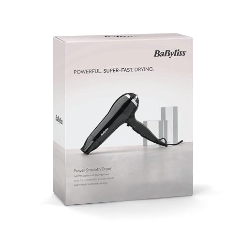Thumbnail 2 de BaByliss Power Smooth Hair Dryer 2400W – compact power with ionic technology (5736CU)