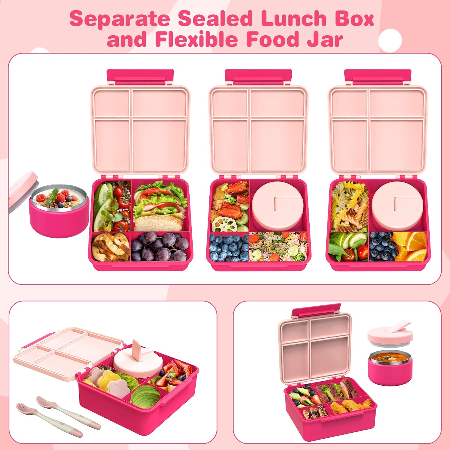 Thumbnail 2 de Pawtong Bento Lunch Box 8oz Soup Thermo 🍱