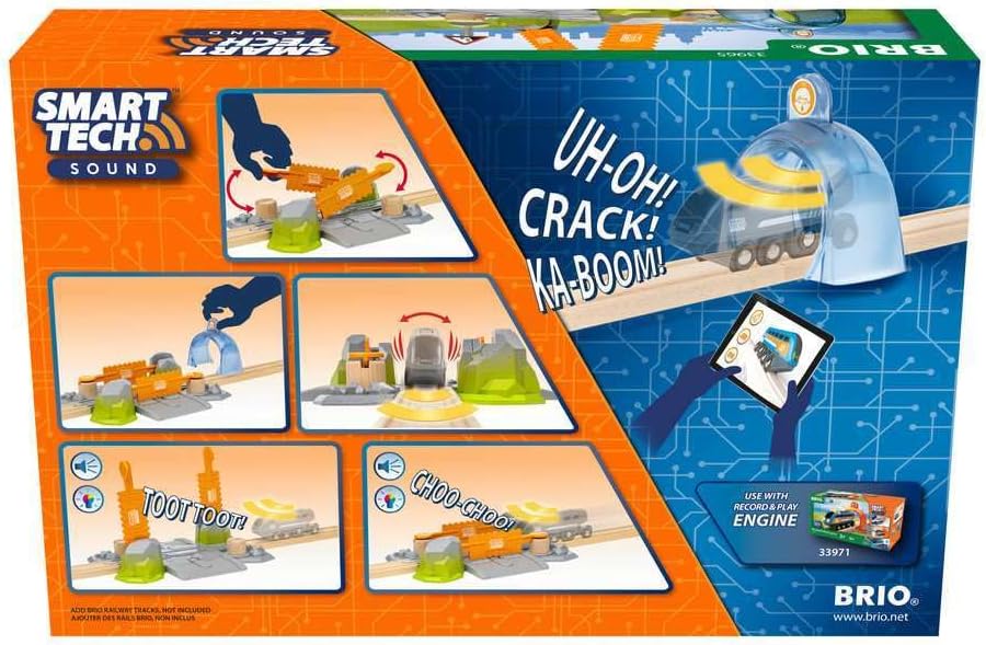 Thumbnail 2 de BRIO World Smart Tech Sound Danger Crossing for Kids ⛂🚂🚆🚋🚞📦🚏🚦🚧🧸🚸