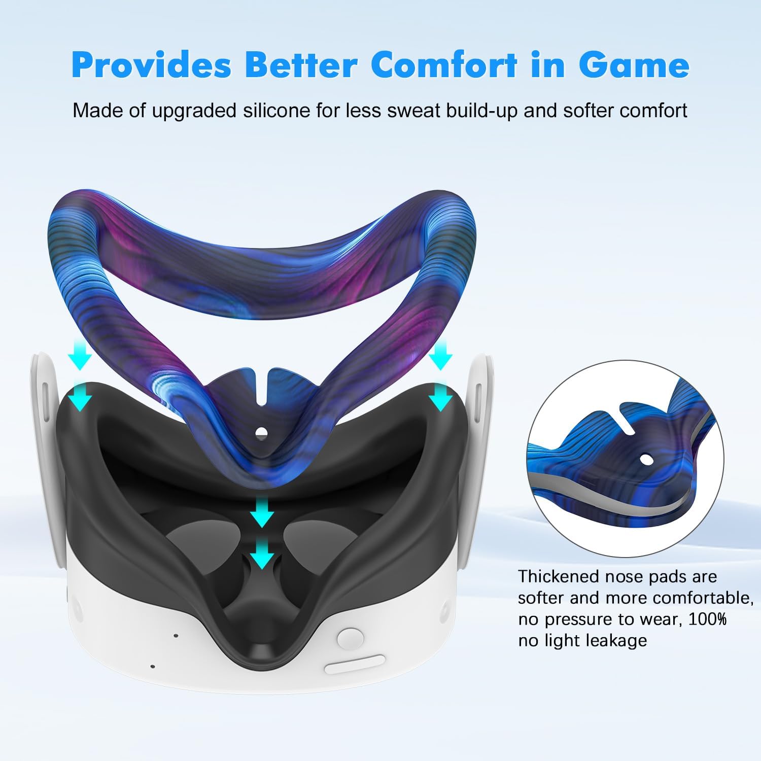 Thumbnail 3 de Tyasoleil VR Silicone Case for Quest 3S