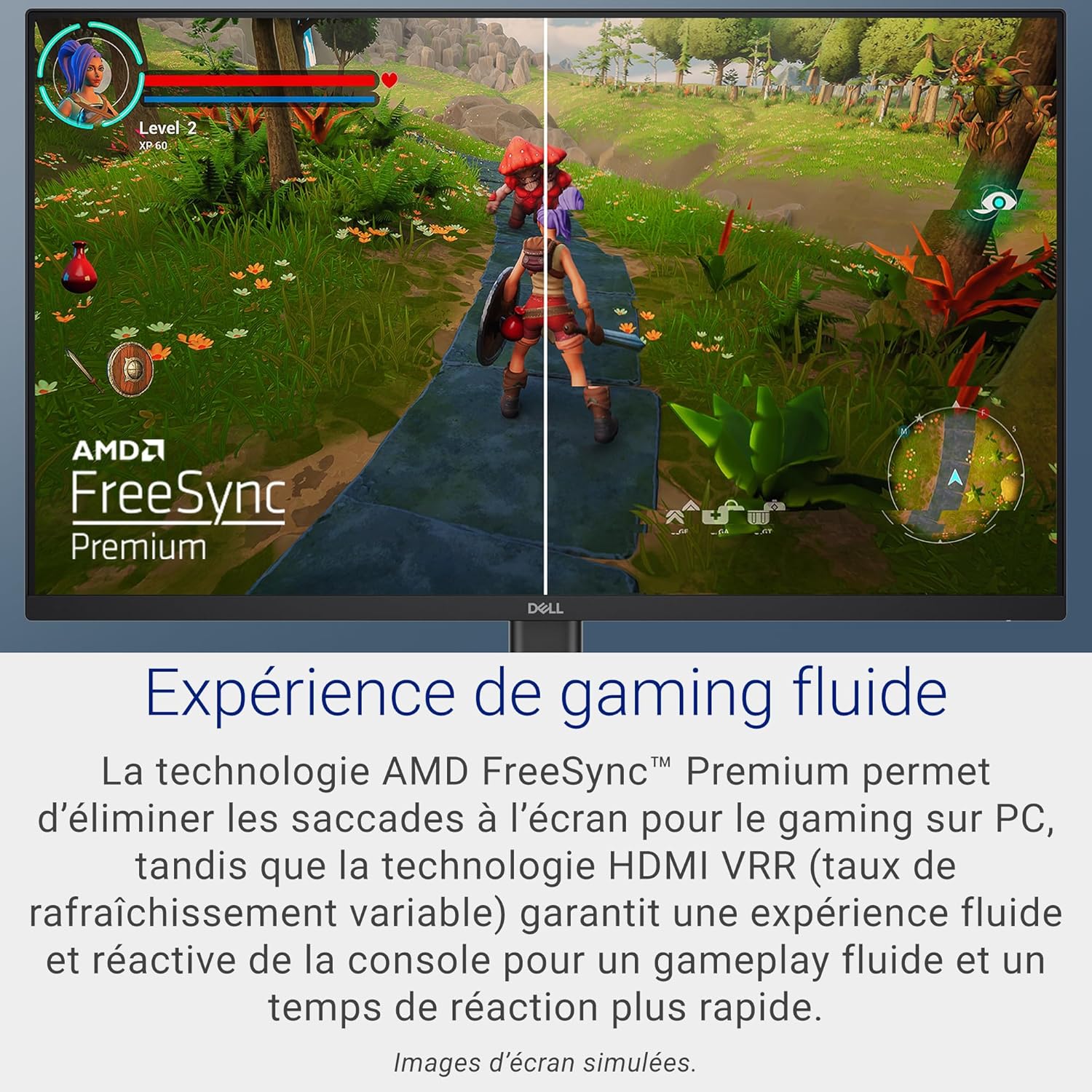 Thumbnail 3 de Dell SE2426HG 24" Full HD 240 Hz Fast IPS Gaming : écran PC SE2426HG avec FreeSync Premium, HDR10