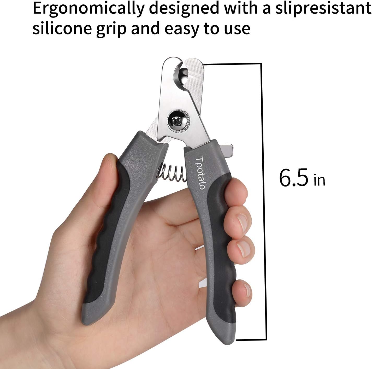 Detalle de Tpotato Dog Nail Clippers with Stainless Steel Blades