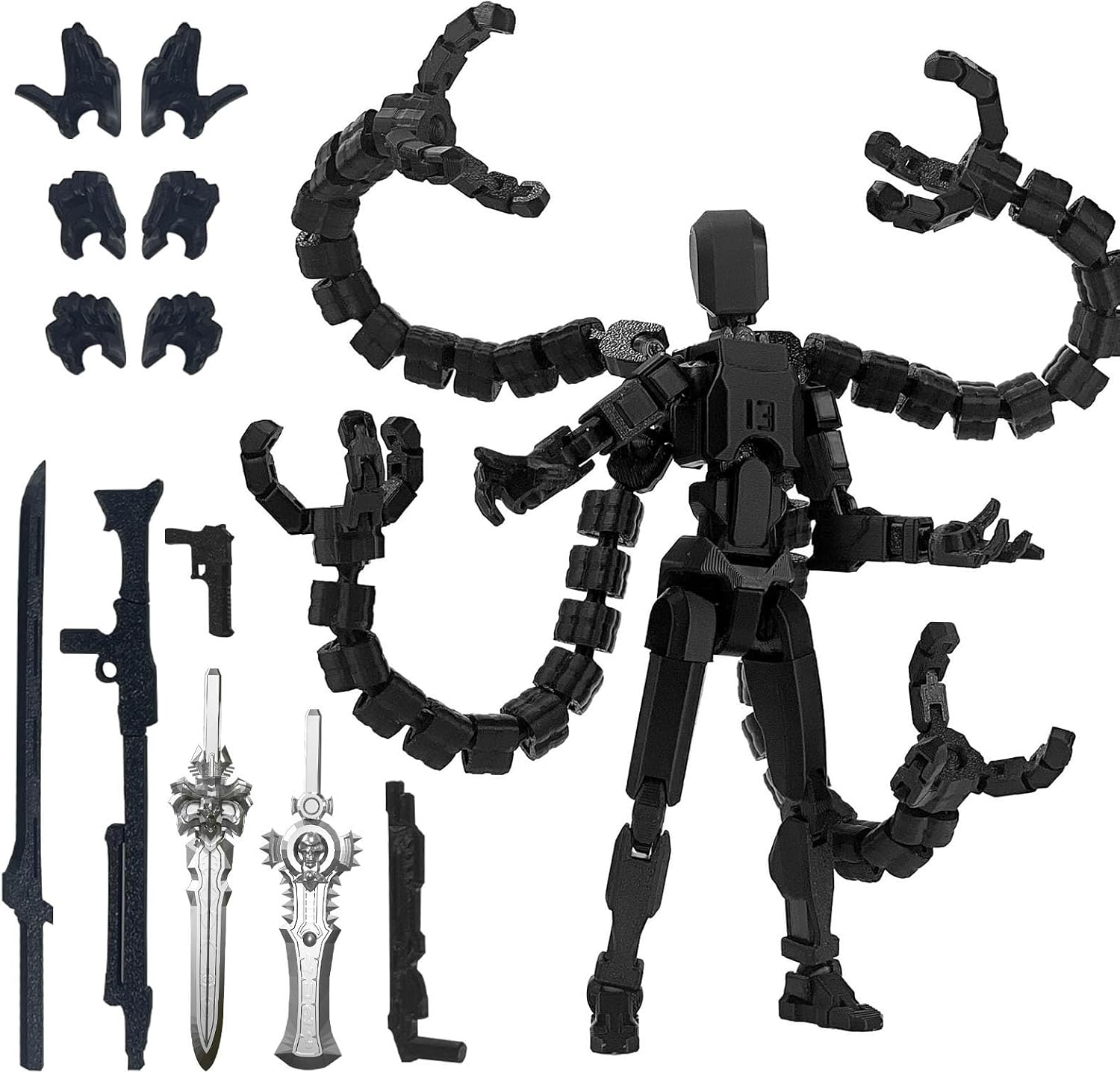 Detalle de PkghoKids Robot Action Figure 7.2-Inch
