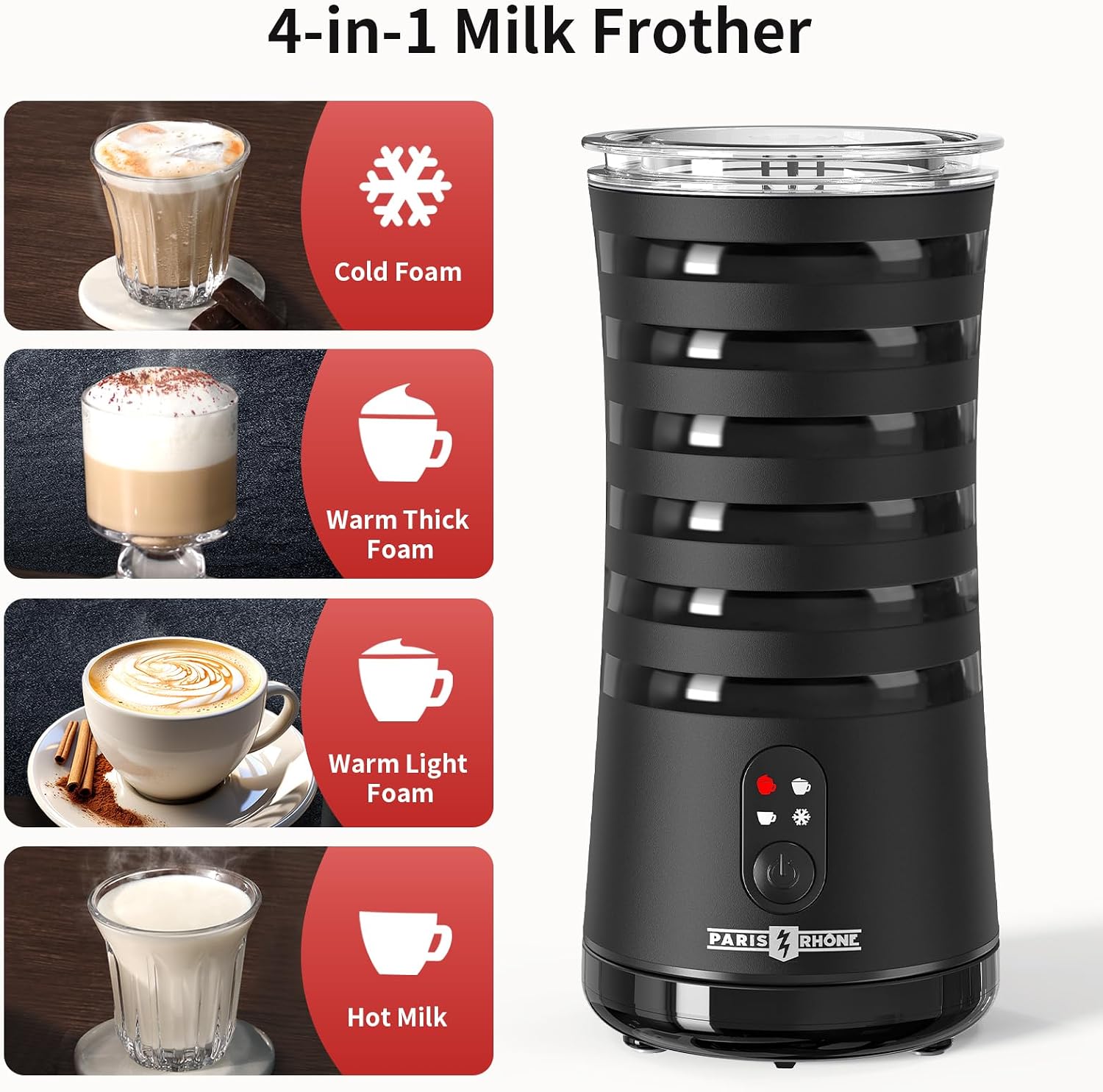 Detalle de Paris Rhône Electric Milk Frother