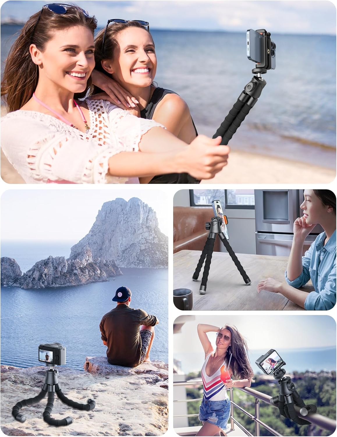 Thumbnail 5 de Phone Tripod 360° Rotating Stand for Smartphones