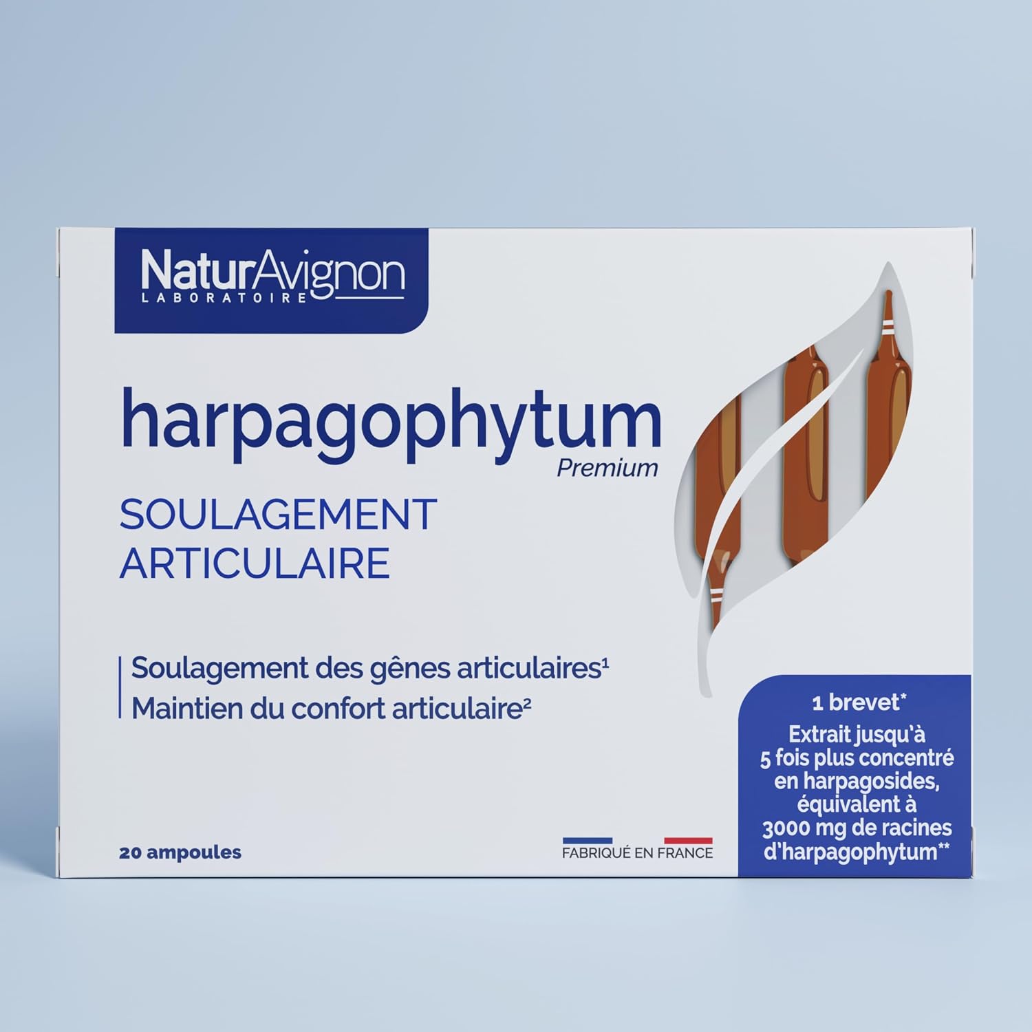 Thumbnail 1 de NaturAvignon Harpagophytum Ampoules Confort articulaire