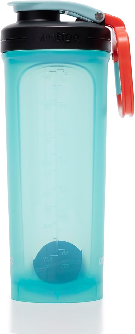 Detalle de Contigo Shake & Go 2.0 Botella Shaker Bubble Tea 🥤 820 ml