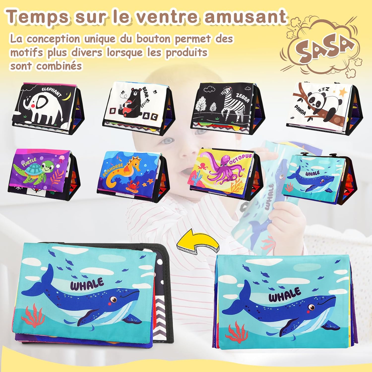 Thumbnail 4 de URMYWO Miroir d'éveil 0-12 mois