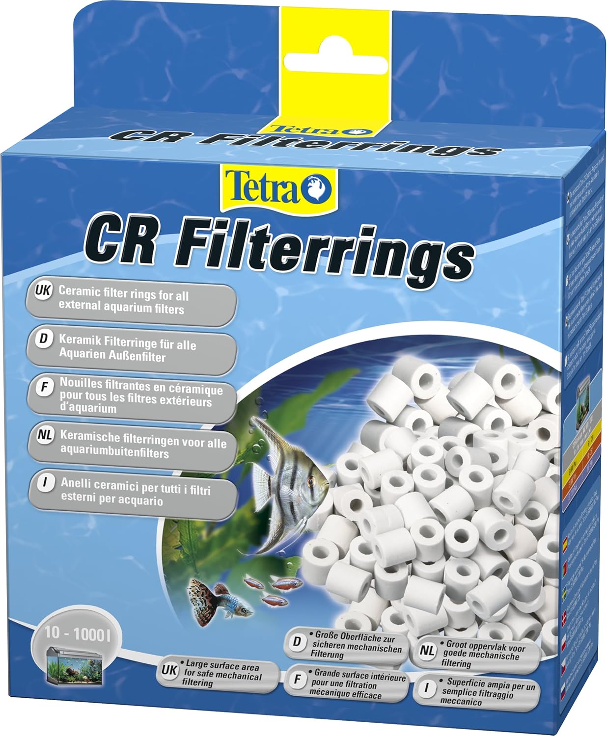 Tetra 241183 CR Bagues de filtration en céramique 2500 ml – pour filtres externes Tetra EX