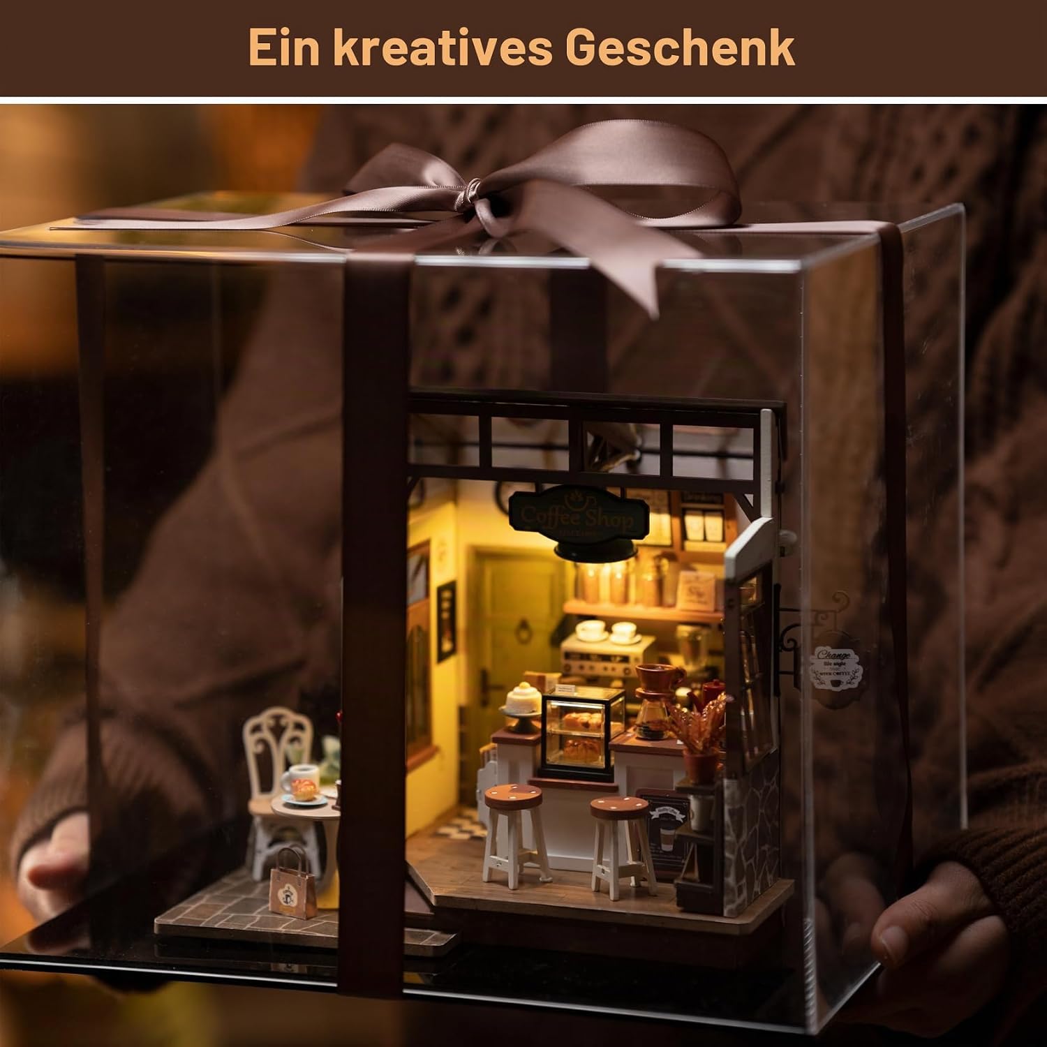 Thumbnail 1 de Rolife Café Shop Miniaturhaus Nr.17 – DIY Bausatz
