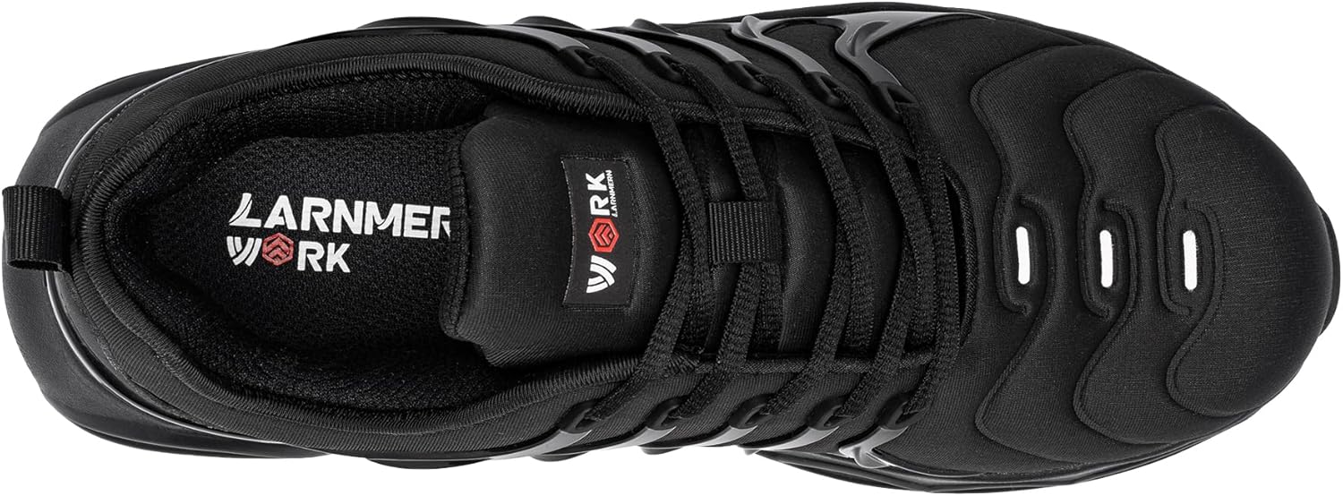 Thumbnail 5 de LARNMERN Sicherheitsschuhe Herren mit Stahlkappe – dämpfende, atmungsaktive Arbeitsschuhe (EU-Größen 36–50)