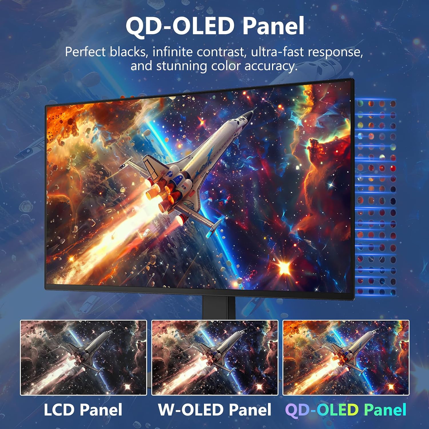 Detalle 2 de Z-Edge INFINYX QD-OLED 27 Inch Gaming Monitor review