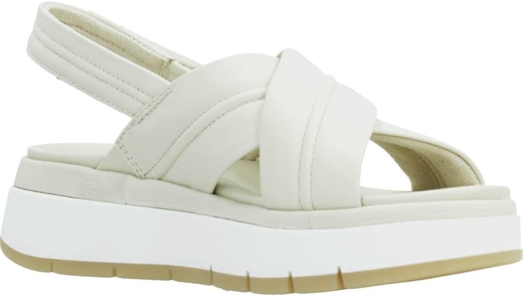 Thumbnail 4 de Clarks Tuscan Cross Sandale femme en cuir crème