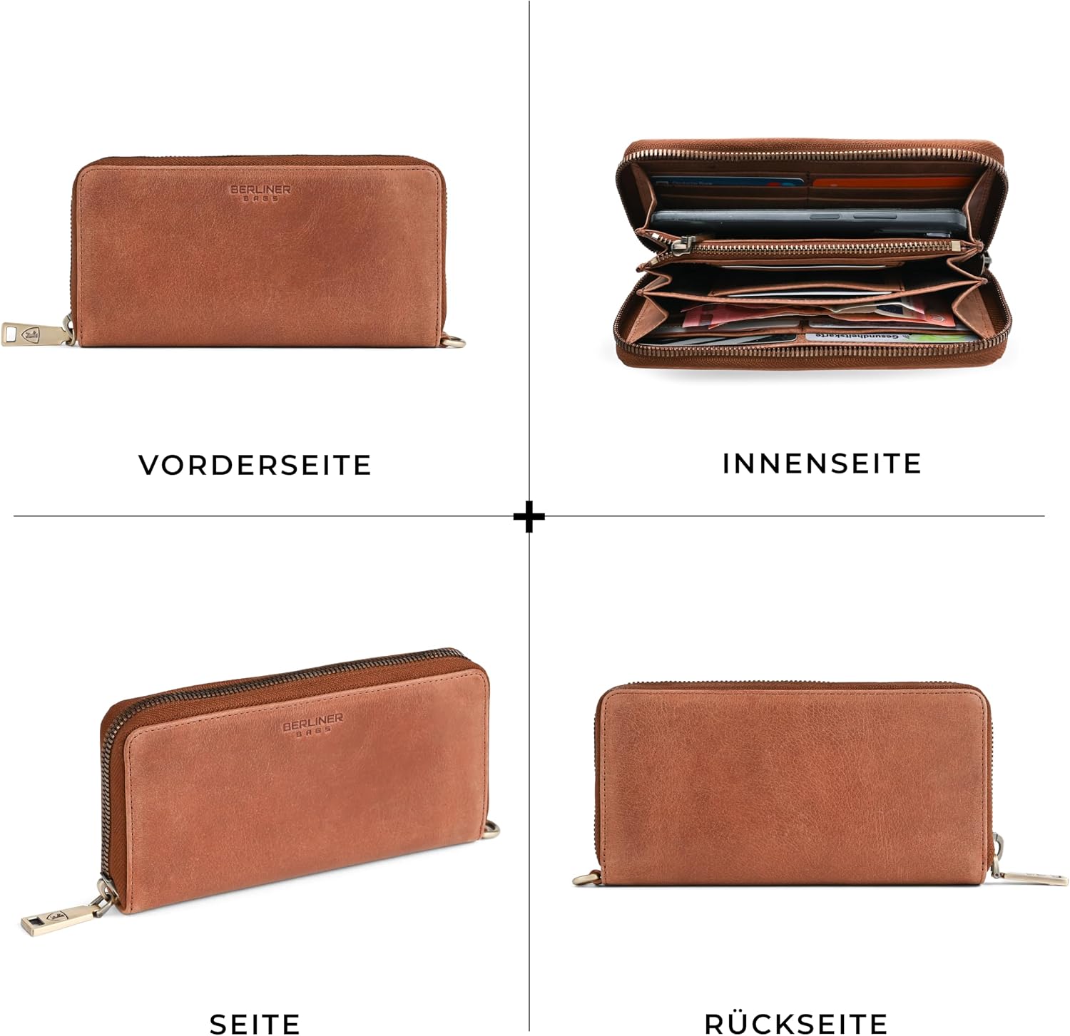 Thumbnail 6 de Berliner Bags Lyon Geldbörse Braun