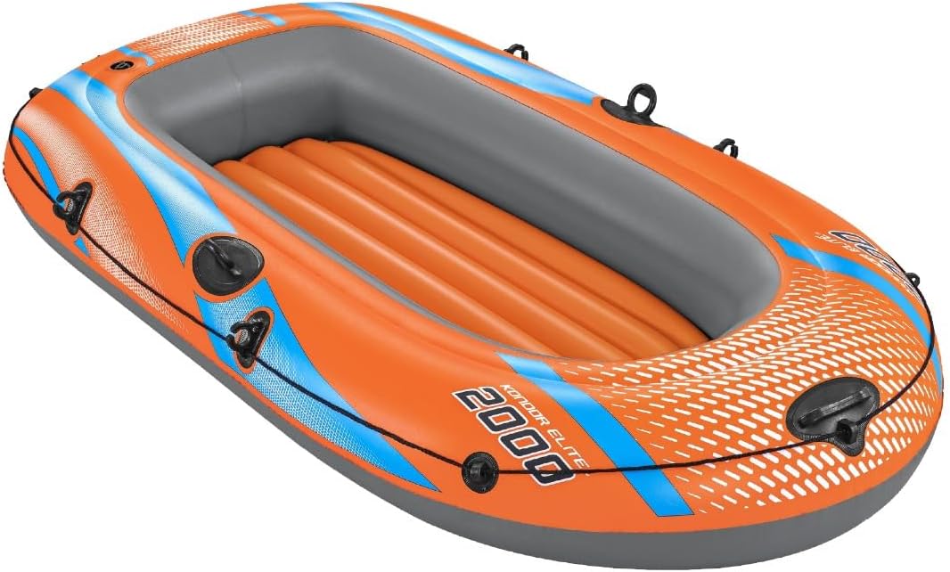 Detalle de Bestway Schlauchboot Kondor Elite – Bateau pneumatique compact et simple à utiliser