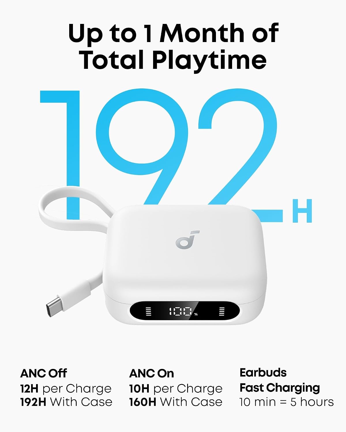 Detalle 2 de soundcore P41i by Anker ANC Earbuds