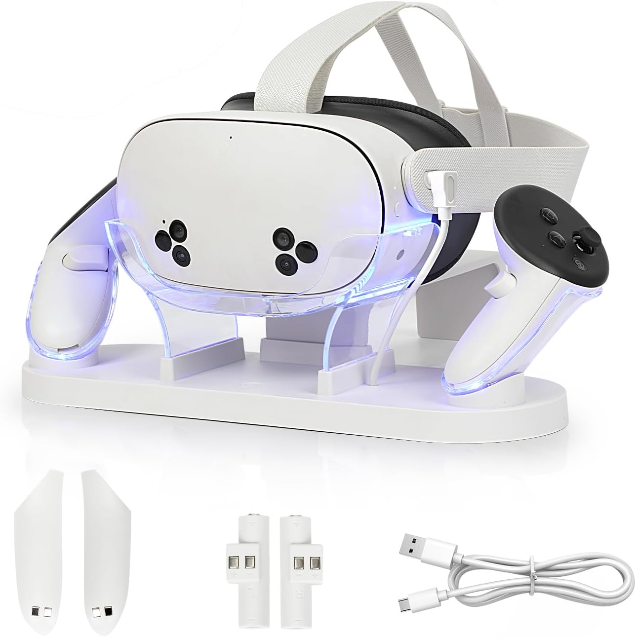 Detalle de Charging Dock for Meta Quest 3S USB-C fast charge