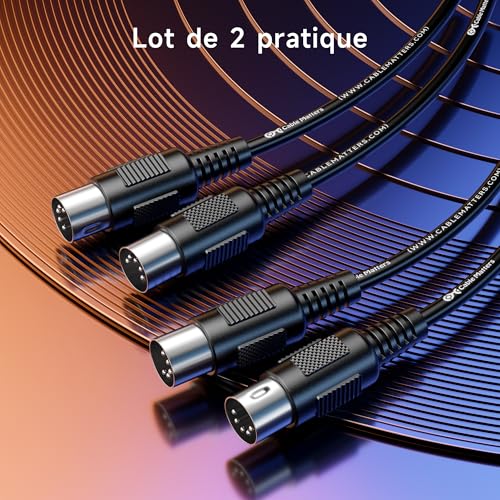 Thumbnail 6 de Cable Matters – Lot de 2 câbles MIDI DIN 5 broches, 1,8 m