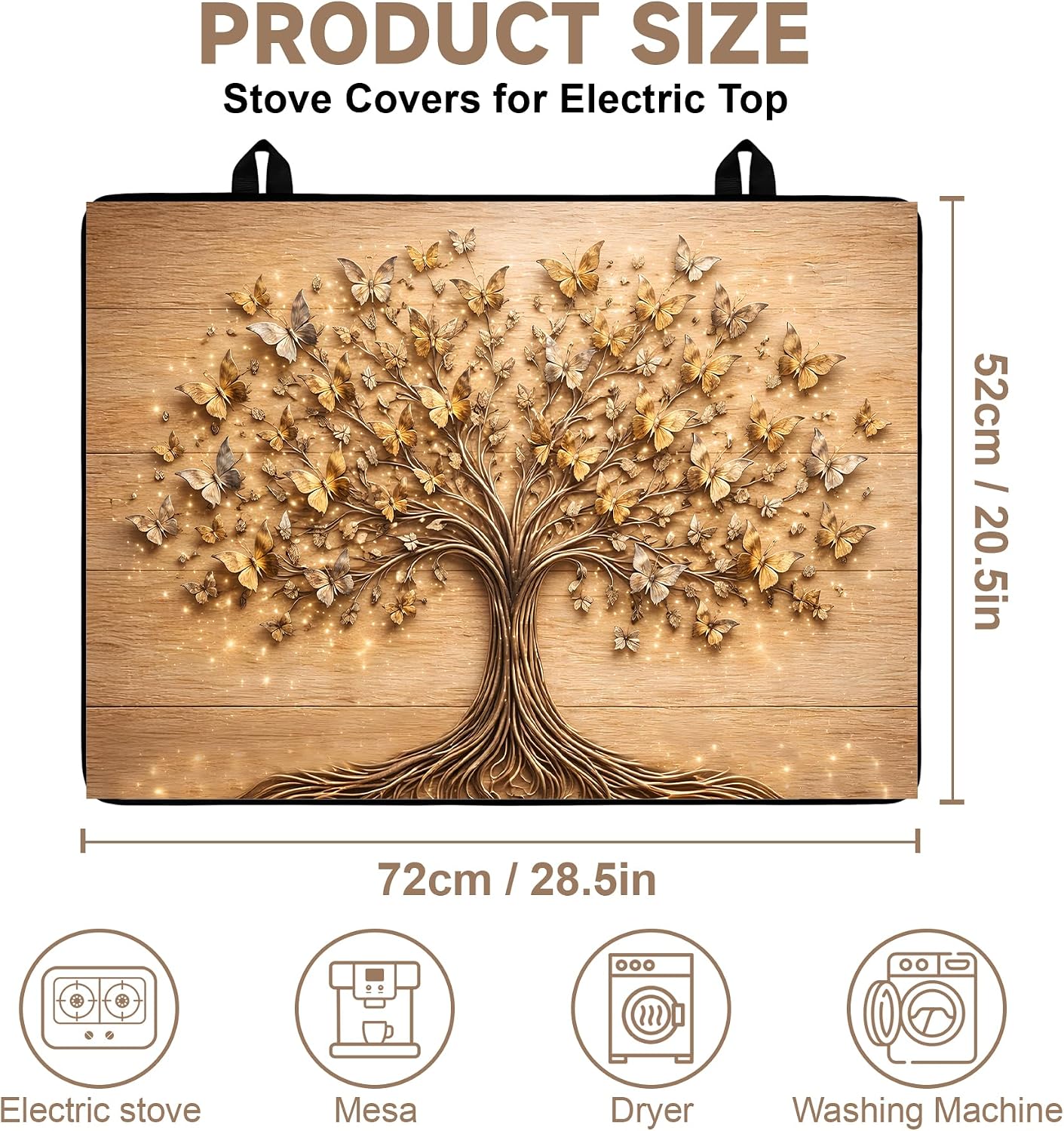Detalle de AOHMPT Stove Burner Cover, Diatomite