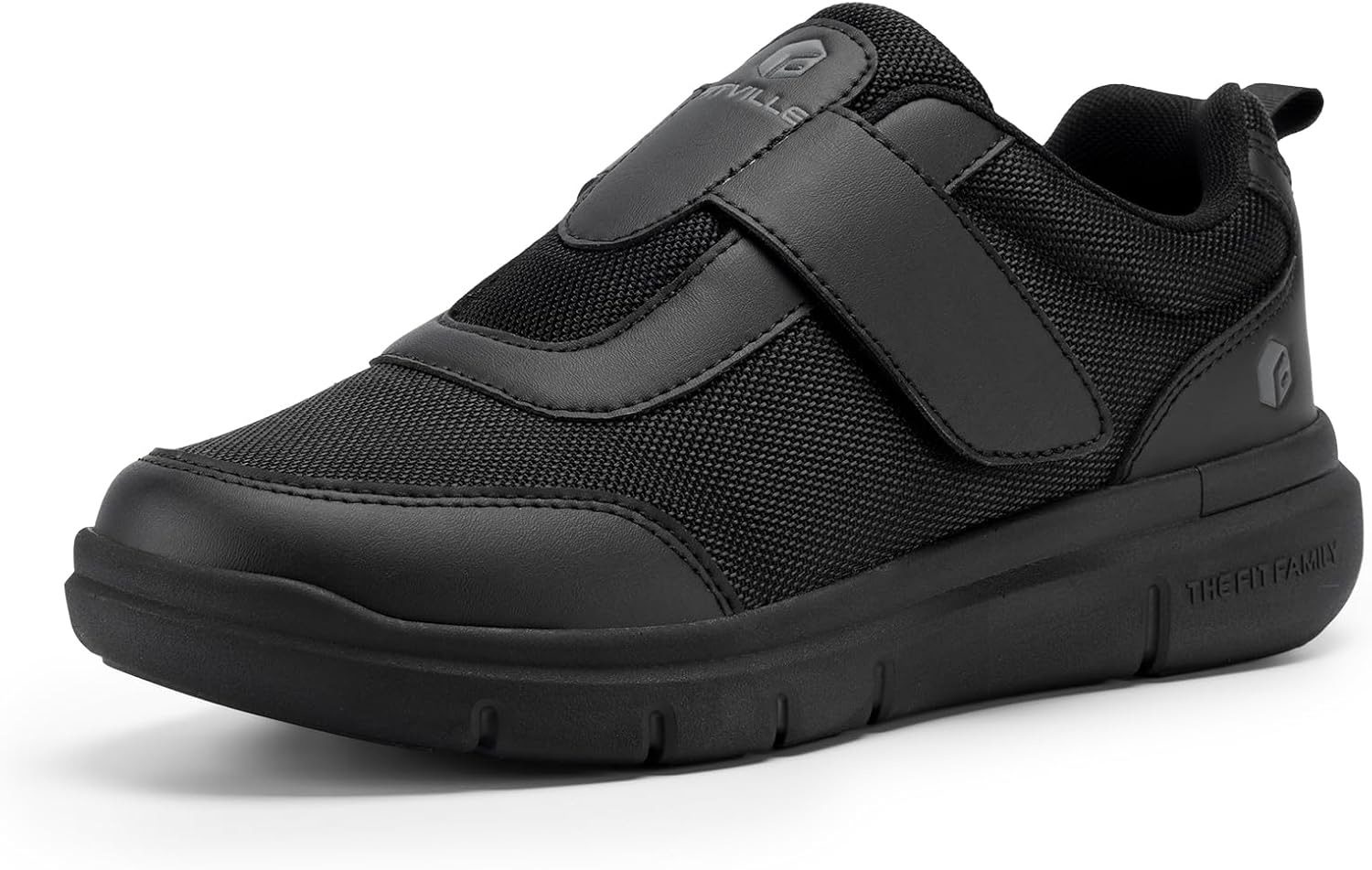 Thumbnail 6 de FitVille Mens Extra Wide Diabetic Shoes with Adjustable Strap (EasyTop StrapEase V4) for Swollen Feet