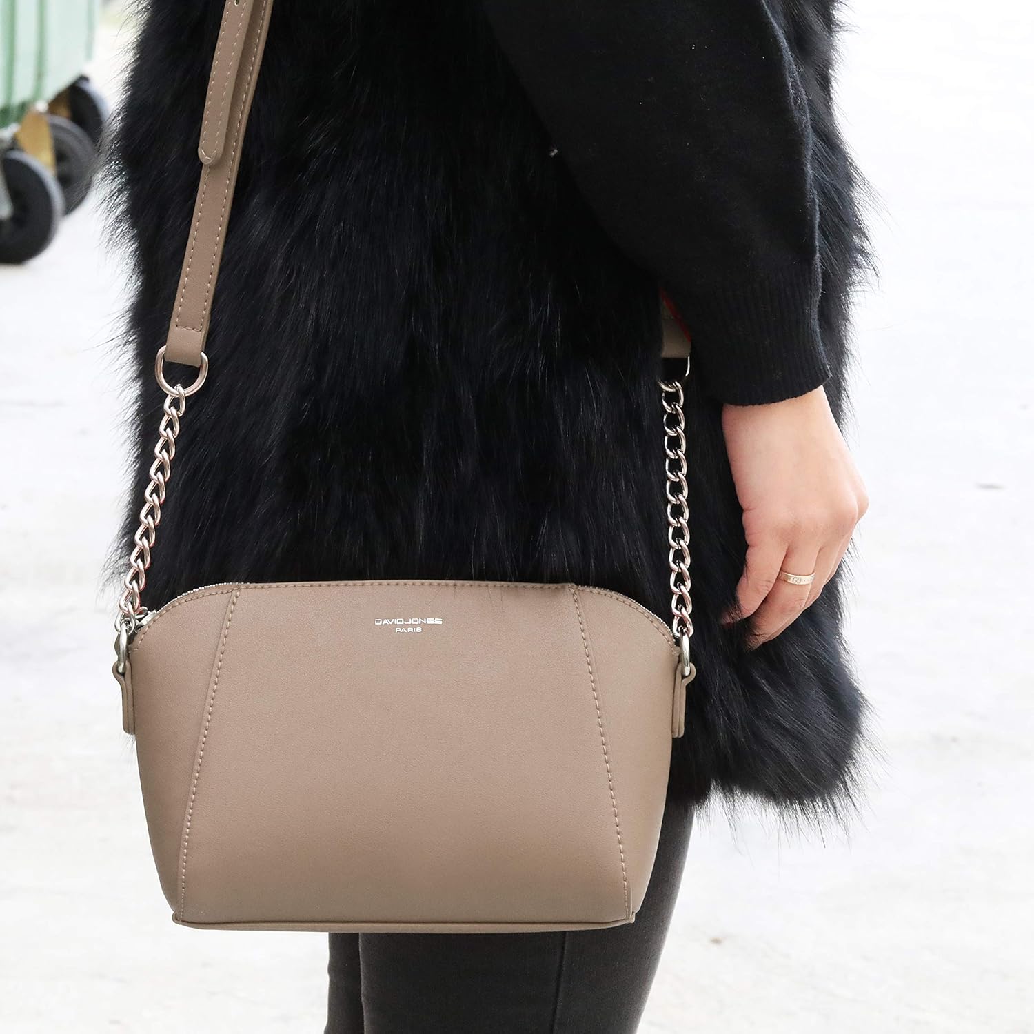 Thumbnail 3 de David Jones Petit Sac Bandoulière Trapèze 21 cm