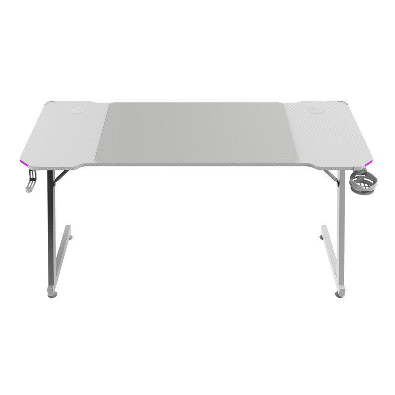 Detalle 2 de Mars Gaming MGD-X140RGB: Mesa Ergonómica ARGB 140x60 cm con mando y alfombrilla XXL