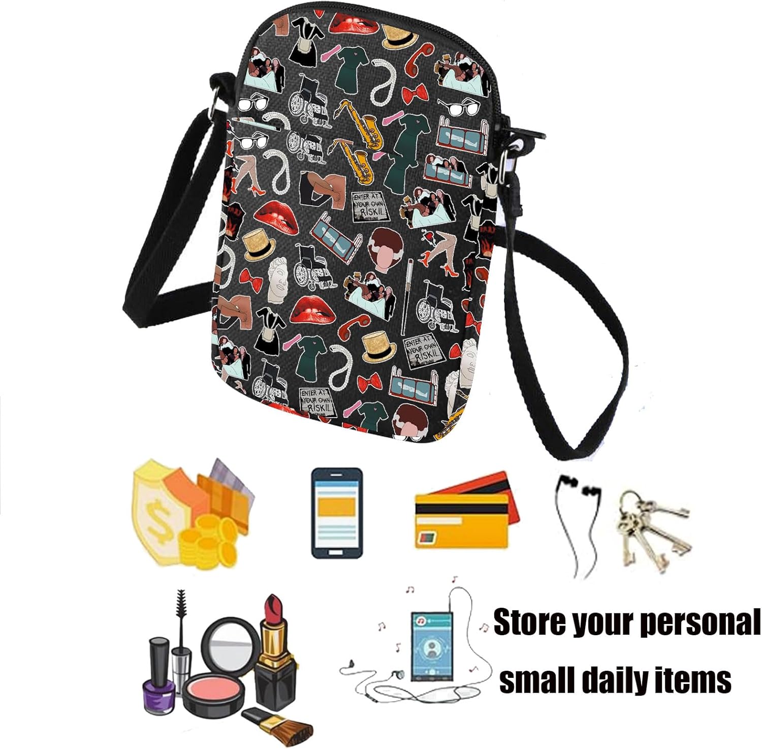 Thumbnail 4 de PXTIDY Rocky Horror Crossbody Bag