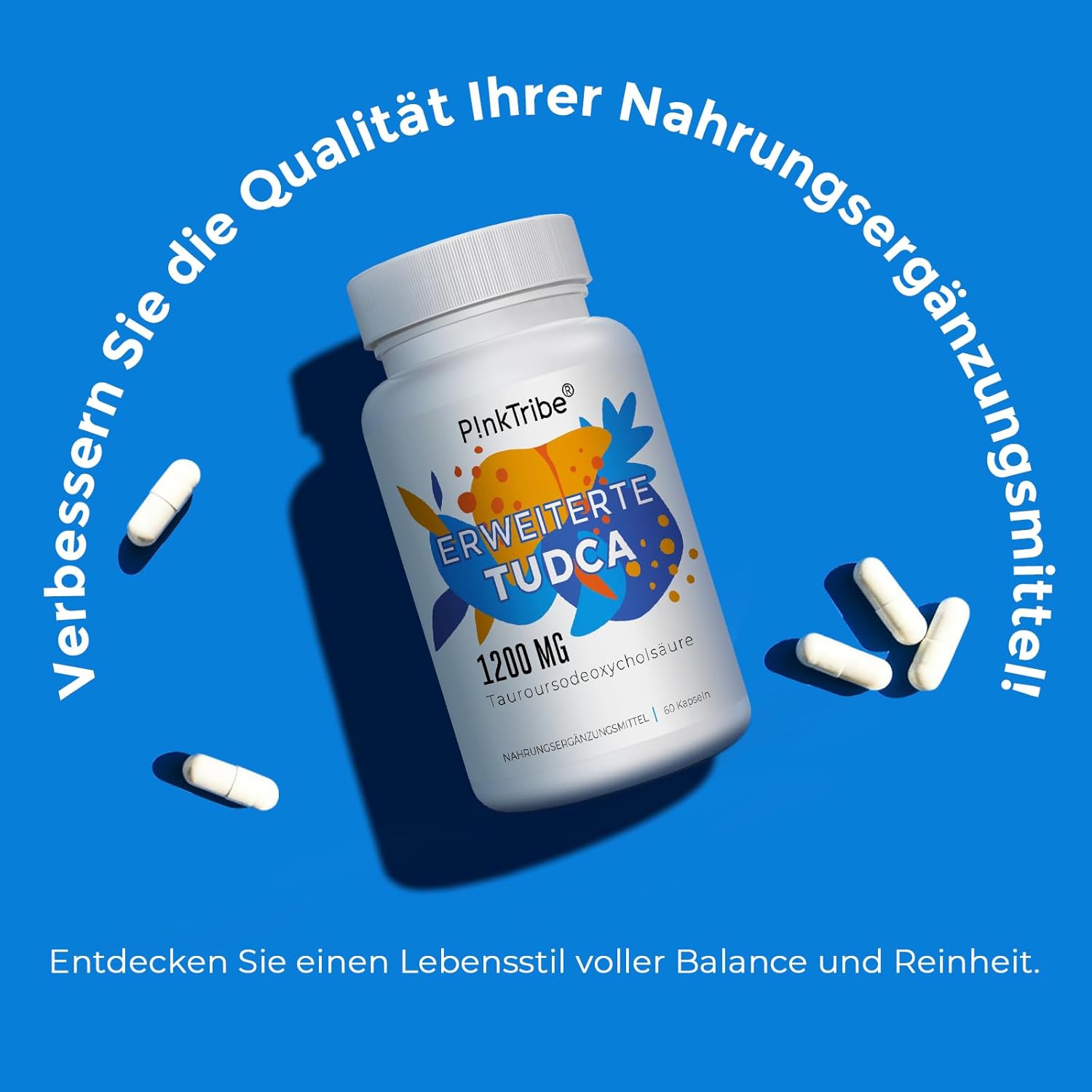 Detalle de TUDCA Supplement 1200 mg pro Portion – 60 Kapseln