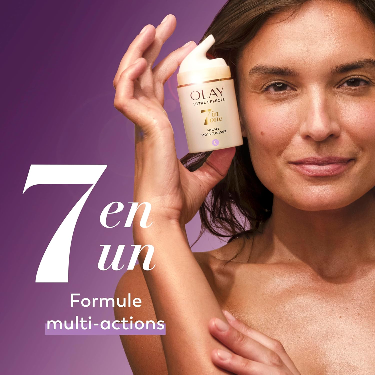 Detalle 2 de Olay Total Effects nattkräm, 50 ml med niacinamid och C-vitamin