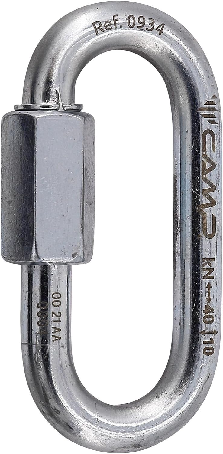 Thumbnail 1 de C.A.M.P. Moschettone SET 5 Oval Quick Link Steel 8 mm ( Zincato )