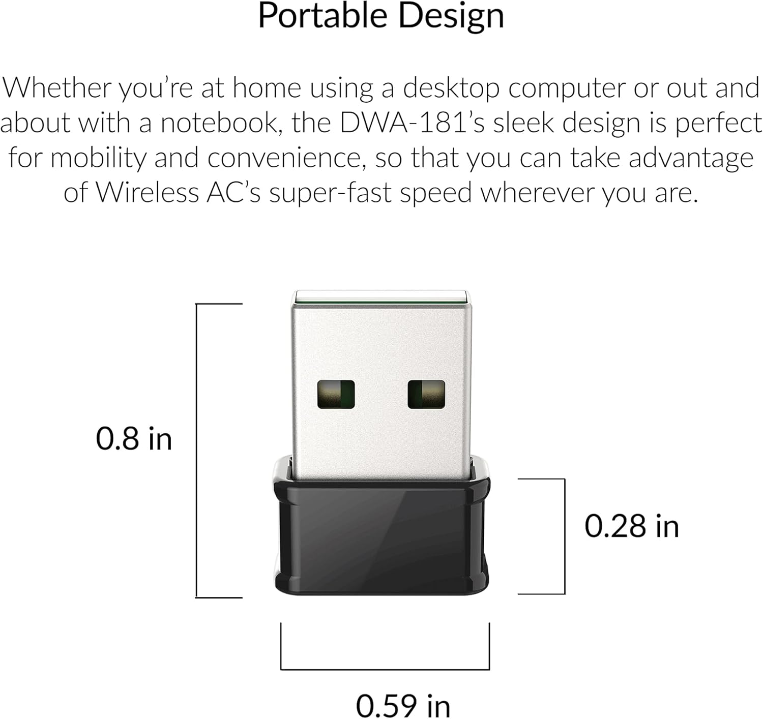 Thumbnail 3 de D-Link DWA-181 USB AC1300 WiFi Adapter