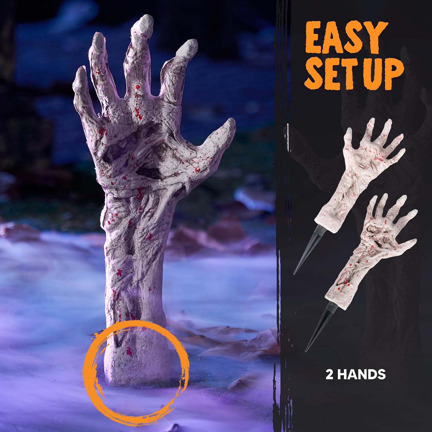 Detalle de JOYIN Zombie Arm Yard Stakes 13 Inches