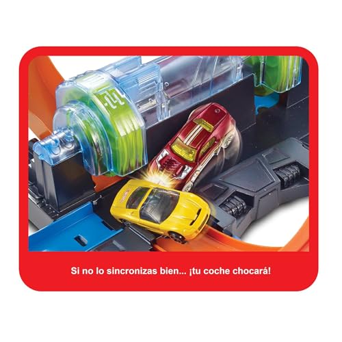 Thumbnail 3 de Hot Wheels pista de coches Corkscrew Crash Set