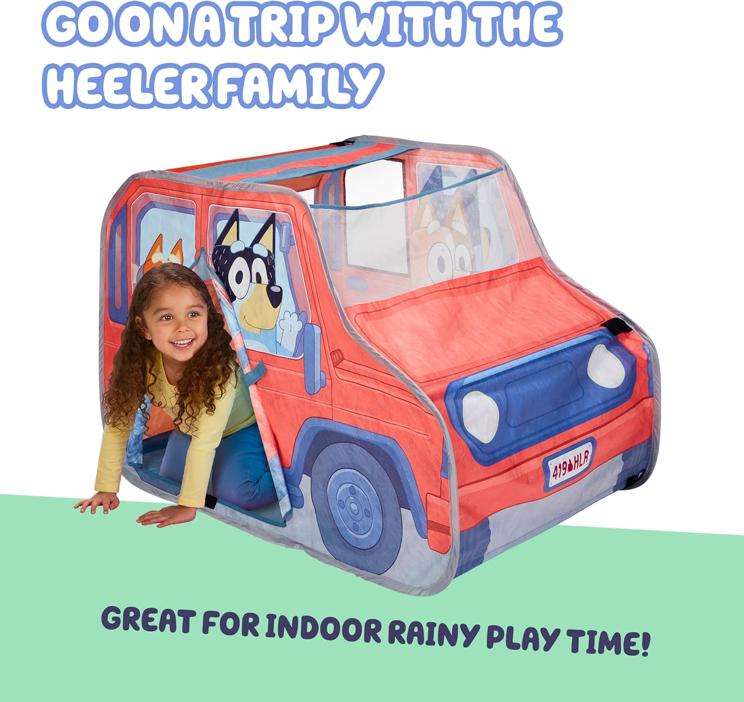 Detalle de Bluey Heeler 13181 - Tenda da gioco pop-up 4WD Family