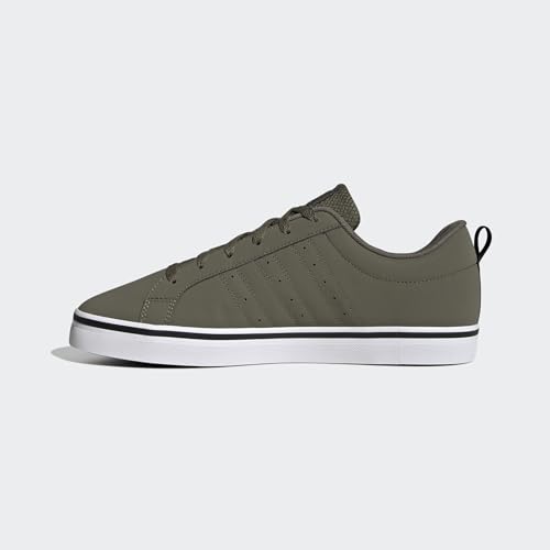 Detalle de Adidas Hombre Vs Pace 2.0 Shoes – Olive Strata/Core Black/Cloud White, talla 47 1/3 EU