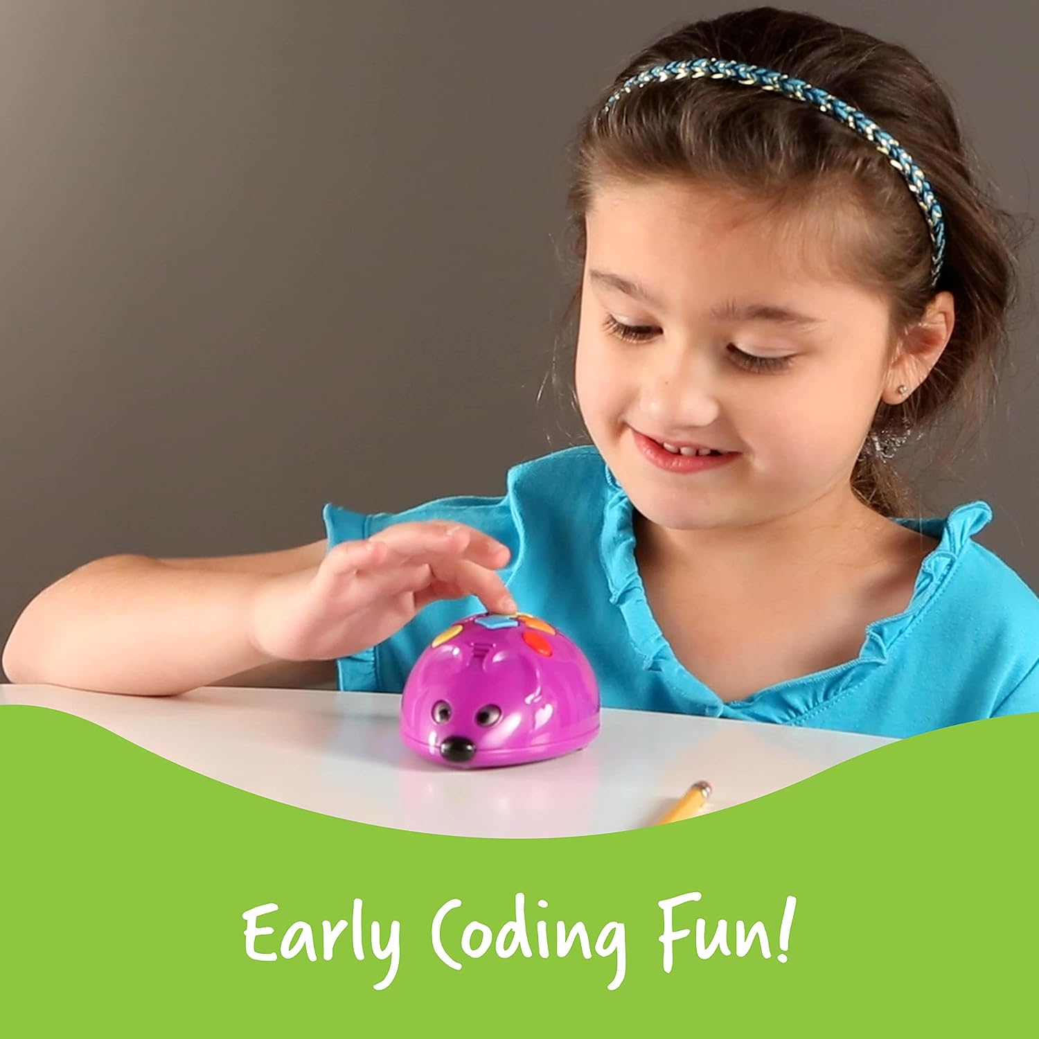 Detalle 2 de Learning Resources Code & Go programmeerbare robotmuis, 31-delige set met 30 activiteitenkaarten