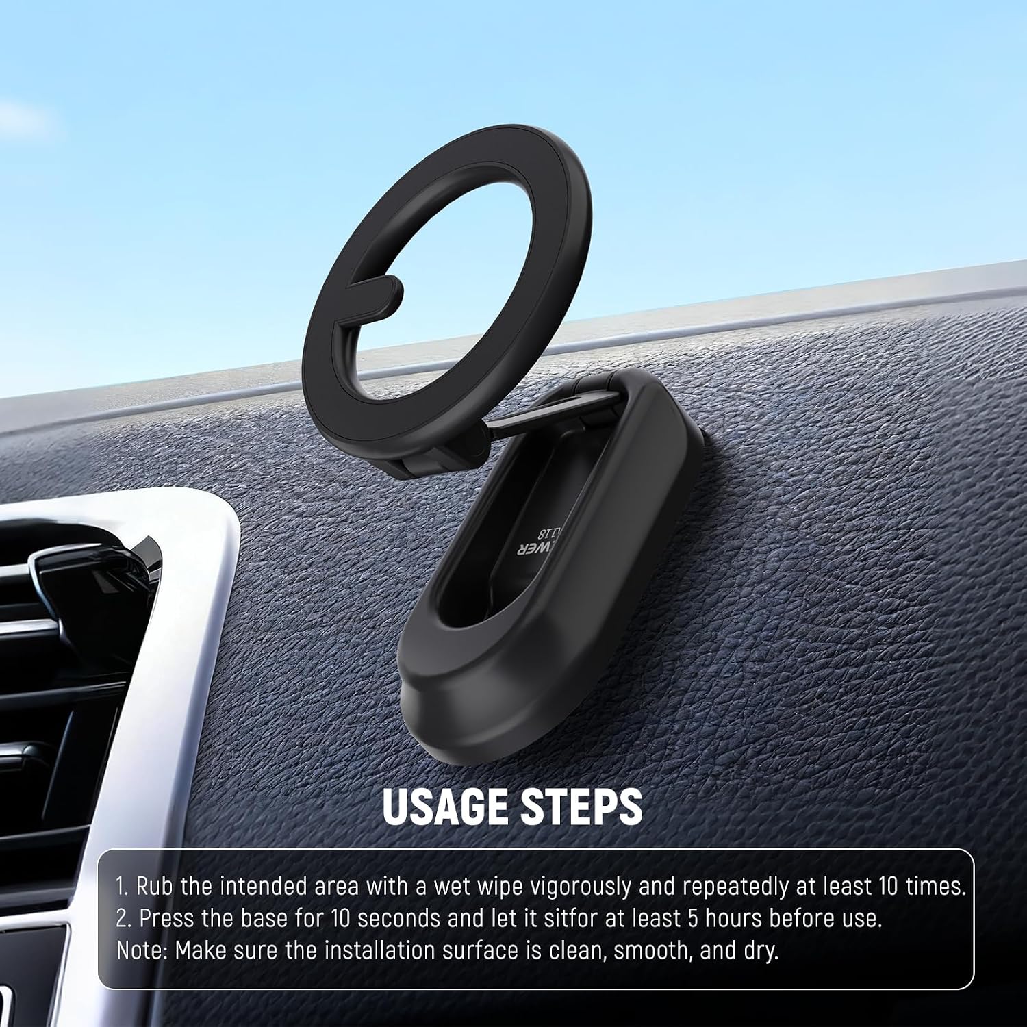 Thumbnail 5 de NEEWER PA118 Support magnétique MagSafe voiture