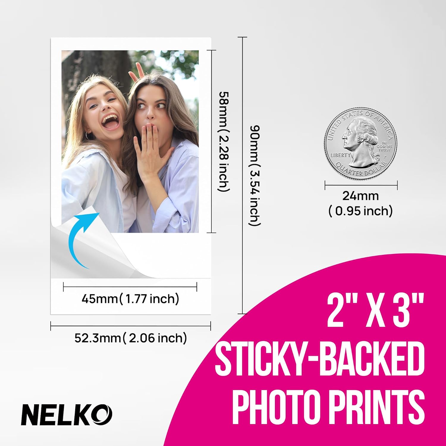 Detalle de Nelko PP01 2x3" Portable Photo Printer