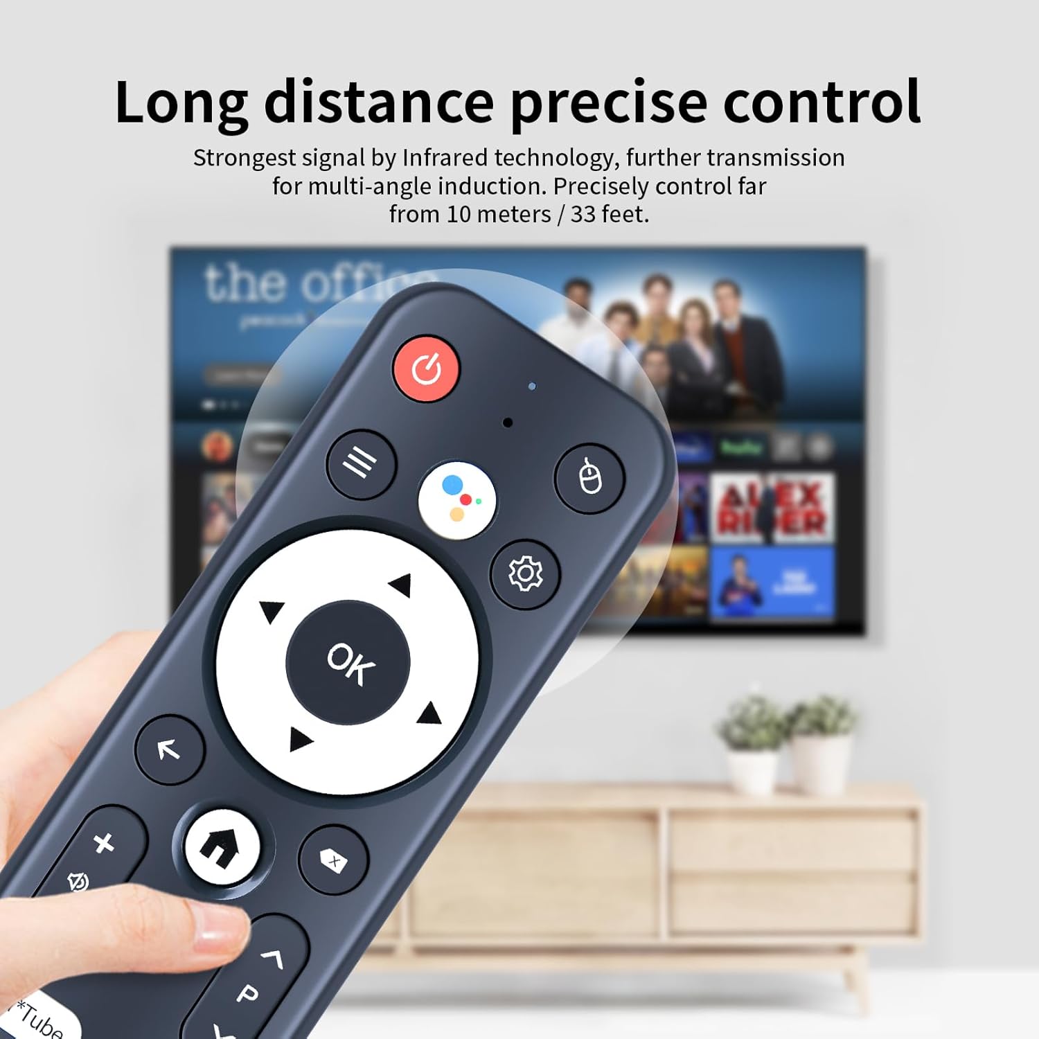 Thumbnail 4 de TCNOUMT Replacement Remote Control for MORTAL.ANDROIDTV tamACX Android+13.0 tv Box