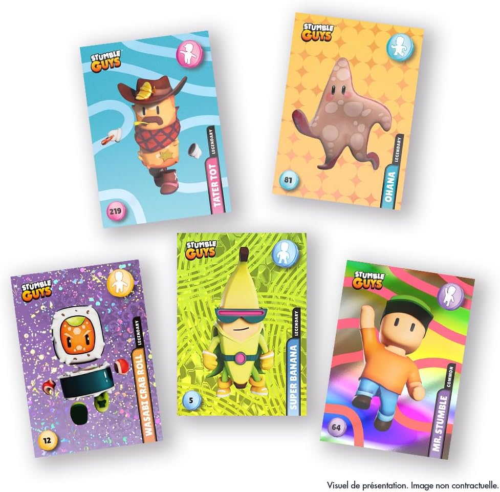 Thumbnail 3 de PANINI Stumble Guys Trading Cards 2 Starter Pack: raccoglitore, tasche e carta in edizione limitata