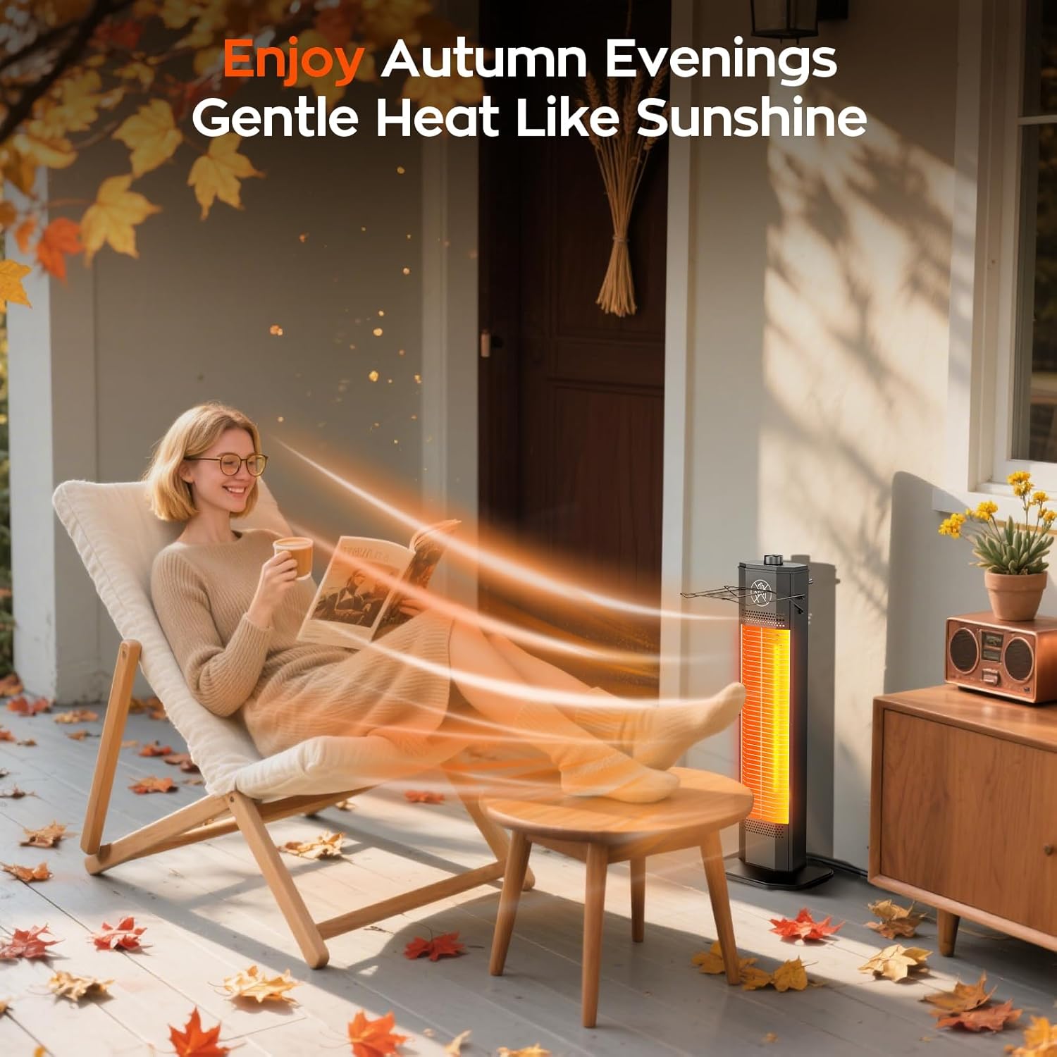 Thumbnail 3 de 27-Inch Infrared Patio Heater ⚡