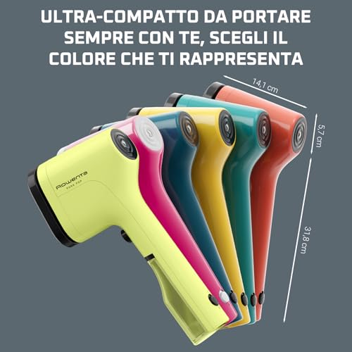 Detalle 2 de Rowenta Pure Pop DR2024: Ferro da Stiro Verticale Verde, praticità e igiene in un solo gesto