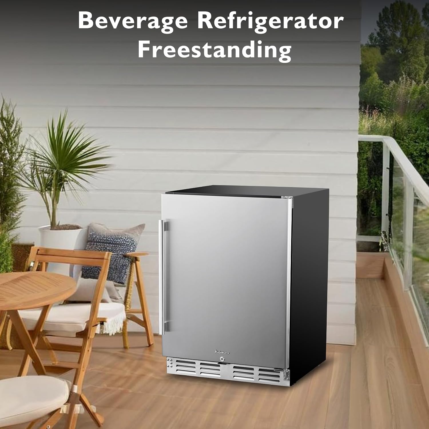 Thumbnail 6 de Kalamera KRC-150BF-VC Beverage Refrigerator, 150-Can, Stainless Steel Door