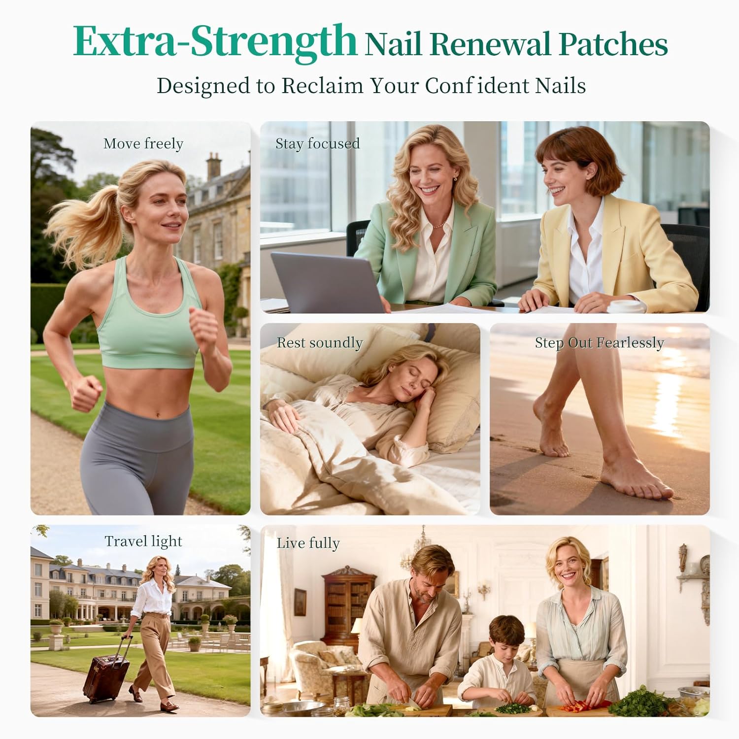 Thumbnail 6 de APUREE Fungal Nail Patches Extra Strength with Tolnaftate 1% (32 Patch) for Overnight Toe Nail Treatment