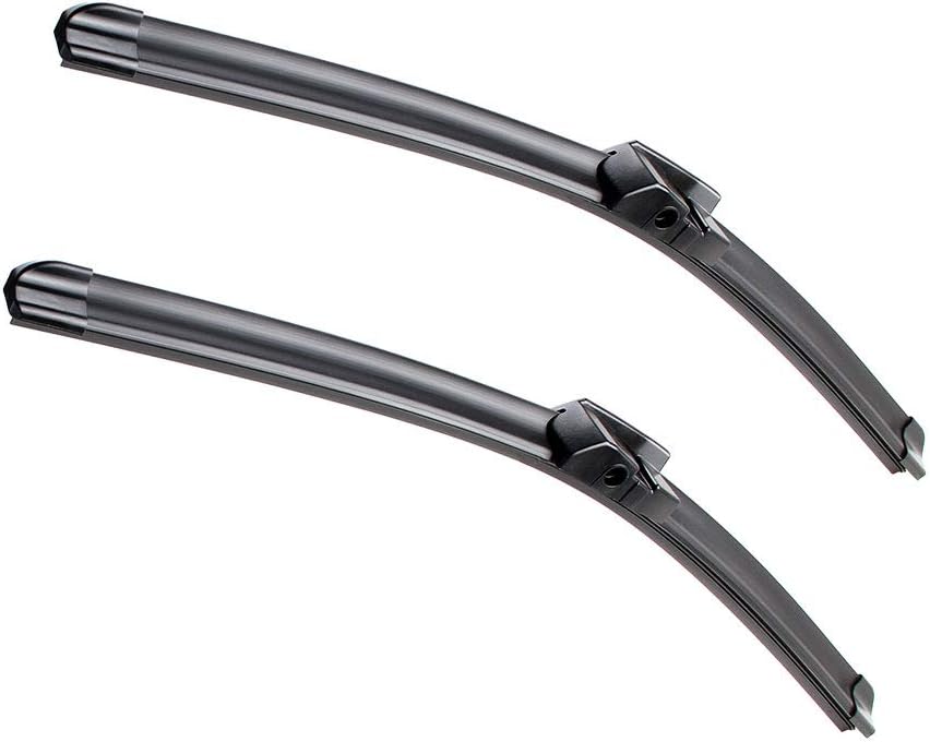 Detalle de 2 Factory Wiper Blades Replacement for BW 5&7-Series (26"+18") – Exact Fit, Front All-Weather, Side Lock