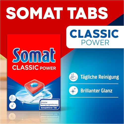 Thumbnail 2 de Somat Classic Power kompakte Spülmaschinentabs (172 Tabs) – Fettlösekraft im Eco-Programm