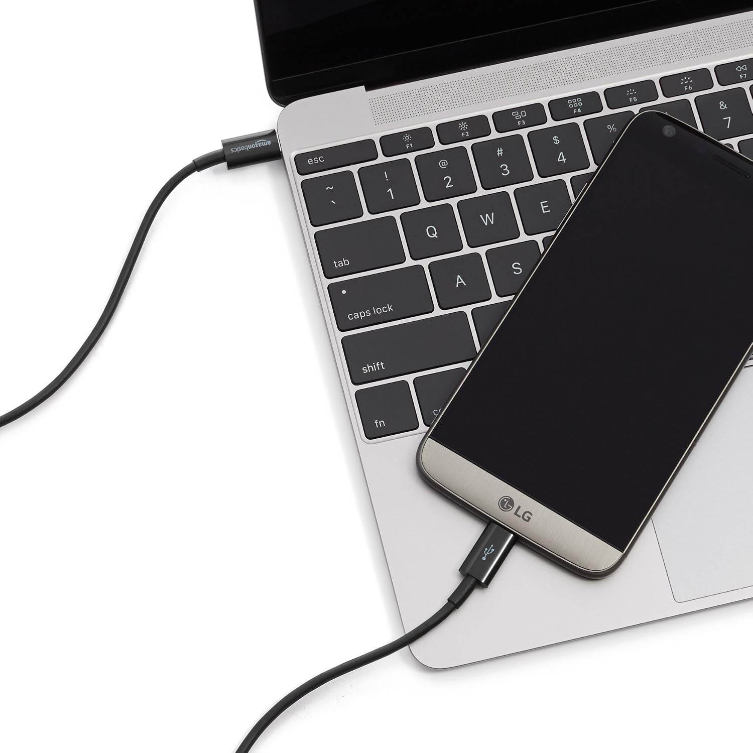 Thumbnail 5 de Amazonベーシック L6LUC023-CS-R USB-C 2.0ケーブル 91cm、最大15W・480Mbps、USB-IF認証