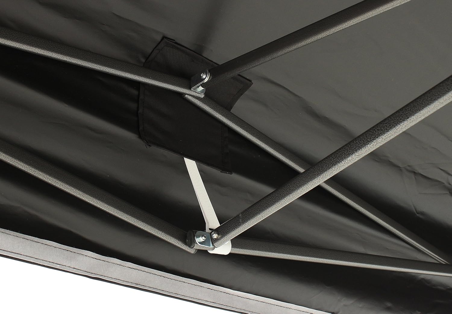 Detalle de All Seasons Gazebos Pavillon Ultra-résistant à Ouverture instantanée 2,5 m x 2,5 m avec 4 poids et panneaux latéraux - Noir